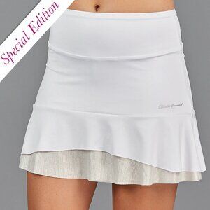 LIMITED EDITION Denise Cronwell Jade Two Tier 15" Skort Tennis Skirt
